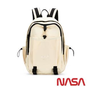 【NASA SPACE】Recycle環保尼龍潮流雙肩後揹包-NA20014(月光米)