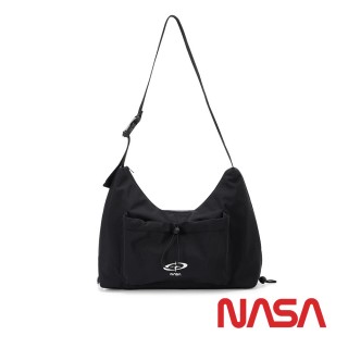 【NASA SPACE】Recycle環保輕量大容量半月包-NA20015(星際黑)