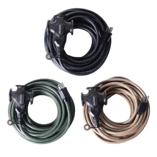 【ADAMOUTDOOR】戶外延長3PIN動力線 10M(R55369 新安規 通電指示燈 自動斷電 露營 逐露天下)