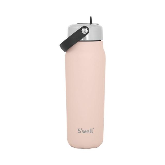 【S’well】美國 Explorer不鏽鋼吸管保溫瓶 玫瑰粉橘700ml / swell 保溫杯 保冰杯