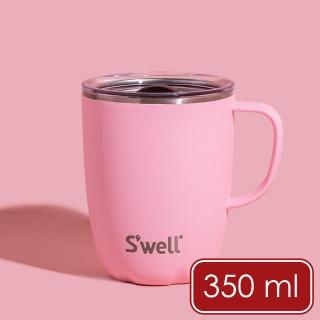【S’well】Mug不鏽鋼滑蓋保溫馬克杯 櫻花粉350ml / 保溫杯 保冷保冰杯 推蓋直飲杯 環保杯 便攜杯 隨行杯