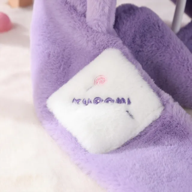 【SANRIO 三麗鷗】三麗鷗兒童毛帽圍巾2合1套組(酷洛米/美樂蒂/大耳狗/凱蒂貓 交換禮物/聖誕禮物)