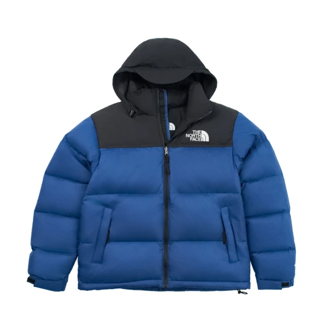 The North Face 北臉 外套 男款 運動連帽外套 防潑水 保暖 羽絨外套 M 1996 RETRO 黑藍 NF0A3C8DF1T