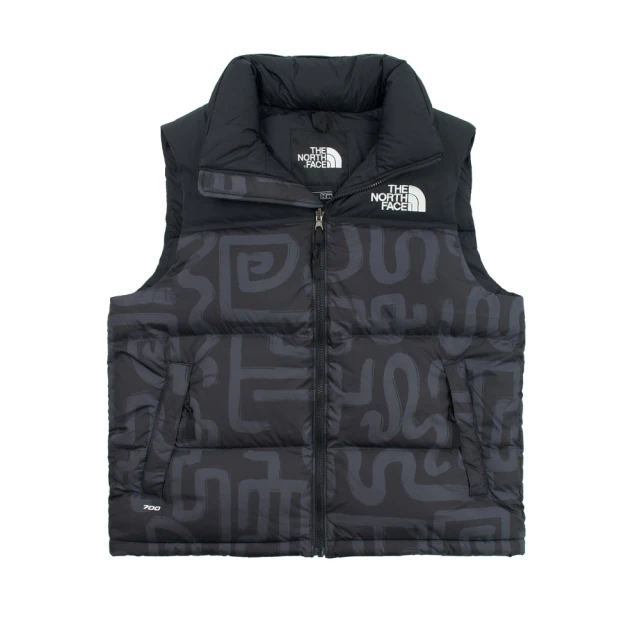 The North Face 北臉 背心 男款 羽絨背心 運動 防潑水 M 1996 RETRO NUPTSE VEST 黑灰 NF0A3JQQ8R0