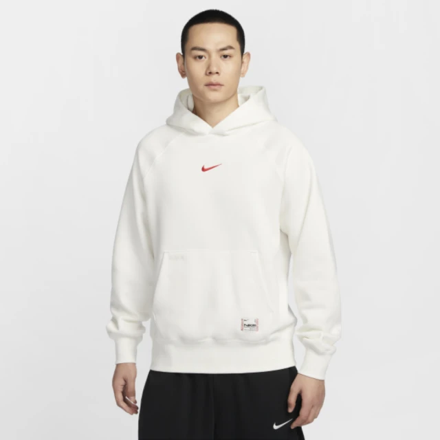 NIKE 耐吉 長袖上衣 男 帽T 磨毛 CNY新年 AS M NSW CNY HOODIE 米白紅 HV8206-133