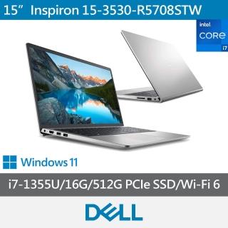 【DELL 戴爾】15吋i7輕薄筆電(i7-1355U/16G/512G/W11/Inspiron/15-3530-R5708STW)