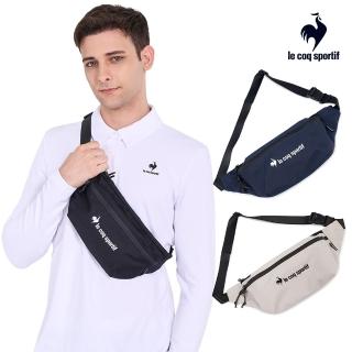 【LE COQ SPORTIF 公雞】官方直營 輕量實用斜揹包 男女款-3色-LWT03102