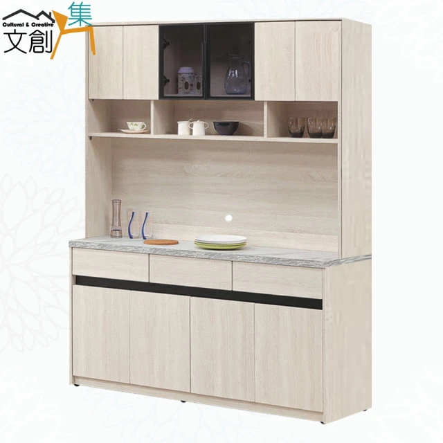 MUNA 家居 1016型2.7X4尺收納餐櫃(碗盤櫃 收納