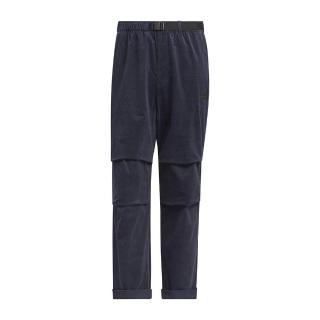 【adidas 愛迪達】TH Textured PNT 男 長褲 運動長褲 休閒長褲 燈心絨 深藍(JI8690)
