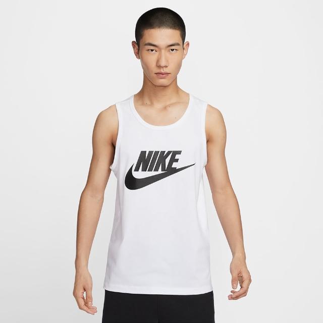 【NIKE 耐吉】背心 男款 運動背心 慢跑 AS M NSW TANK ICON FUTURA 白 AR4992-101