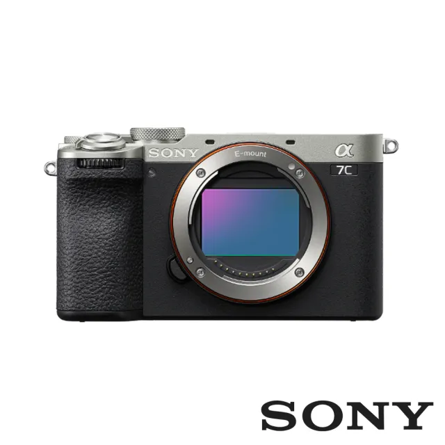 【SONY 索尼】Alpha 7C II 全片幅混合式小型相機 ILCE-7CM2 黑/銀 單機身(公司貨 保固18+6個月)