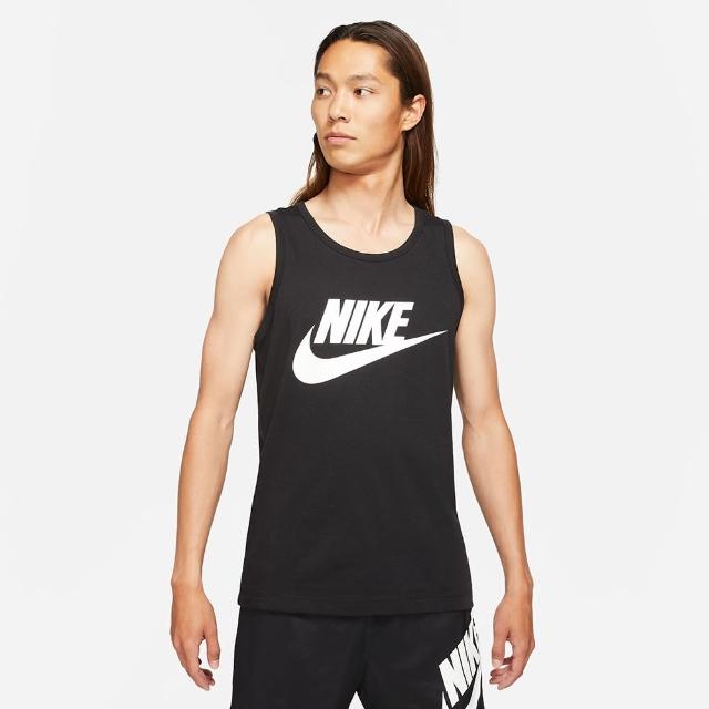 【NIKE 耐吉】運動背心 男 AS M NSW TANK ICON FUTURA 黑 AR4992-013