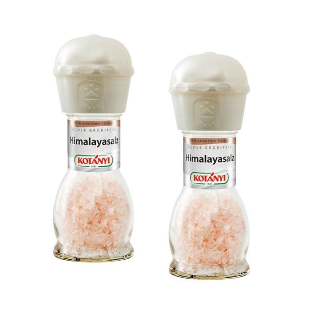 【KOTANYI 歐香尼】研磨器喜馬拉雅山岩鹽88g(2入組)