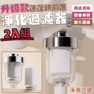 【淨水系】改善水質淨水過濾器 2入組(過濾淨水 蓮蓬頭洗衣機)