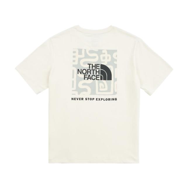 【The North Face】北臉 短袖上衣 男 女 中性 U LNY SS RLX TEE 米白 NF0A8CFUQLI