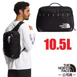 【The North Face】BASE CAMP VOYAGER SLING 防撕裂斜揹包10.5L.休閒揹包(81BN-53R 宇宙黑)