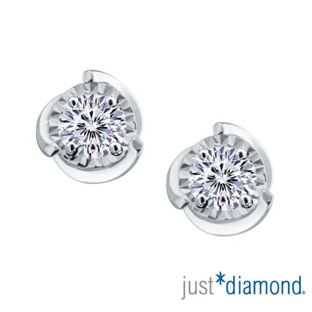 【Just Diamond】鎮金店 18K金 Dreamy 鑽石耳環
