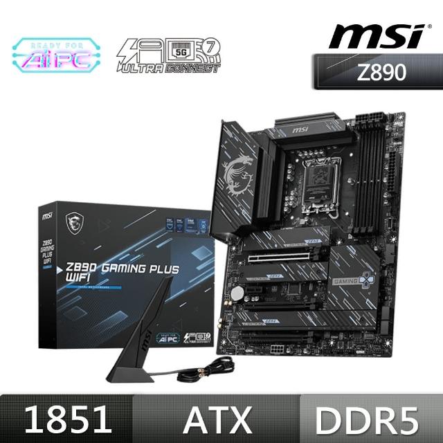 【MSI 微星】Z890 GAMING PLUS WIFI 主機板