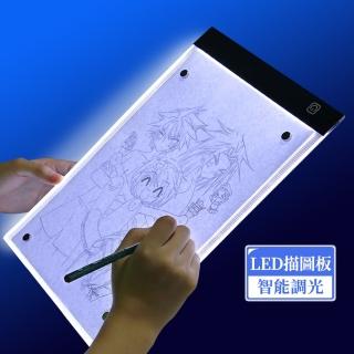 【戀戀家居】A4 LED拷貝燈箱描圖板(有刻度X無段調光)