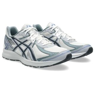 【asics 亞瑟士】休閒鞋 男鞋 女鞋 運動鞋 JOG 100S 灰藍綠 1203A684-100