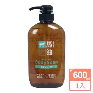 【KUM 熊野】日本 馬油保濕沐浴露 600ml(沐浴乳/平輸商品)