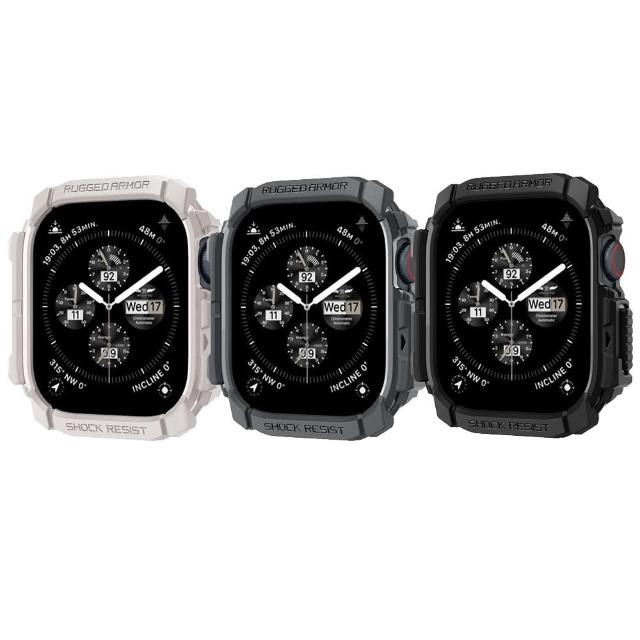 【Spigen】SGP Apple Watch S10_46mm/42mm_Rugged Armor-防摔保護殼