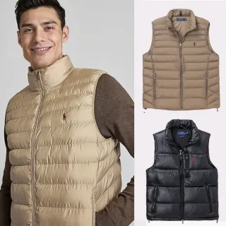 【RALPH LAUREN】RL POLO 經典刺繡小馬羽絨背心 上衣-多色組合(平輸品/保暖舒適)