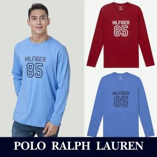 【Tommy Hilfiger】TOMMY 經典印刷85文字圖案長袖T恤-多色組合(保暖舒適/可搭情侶/平輸品)