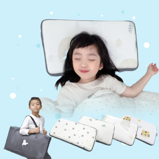 【PAMABE】4D水洗透氣兒童枕(3-8歲/水洗/防蹣/防蟎/透氣床墊/寶寶床墊/新生兒/彌月禮)