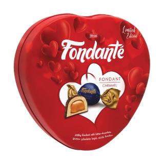 即期品【FONDANTE】牛奶夾心巧克力紅色心型禮盒(300g 情人節送禮 情人節禮盒)