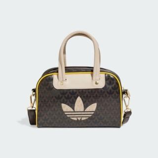 【adidas 愛迪達】側揹包 斜揹包 小包 運動小包 隨身小包 MONO MINI BOWLI 咖啡 JD5372