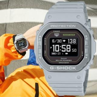【CASIO 卡西歐】G-SHOCK G-SQUAD 強悍耐用 太陽能運動腕錶 母親節 禮物 推薦(DW-H5600MB-8A9)