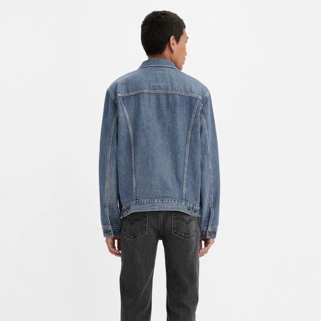 【LEVIS】男款 牛仔外套 / Type3經典修身版型 / 精緻中藍洗舊 熱賣單品 72334-0574