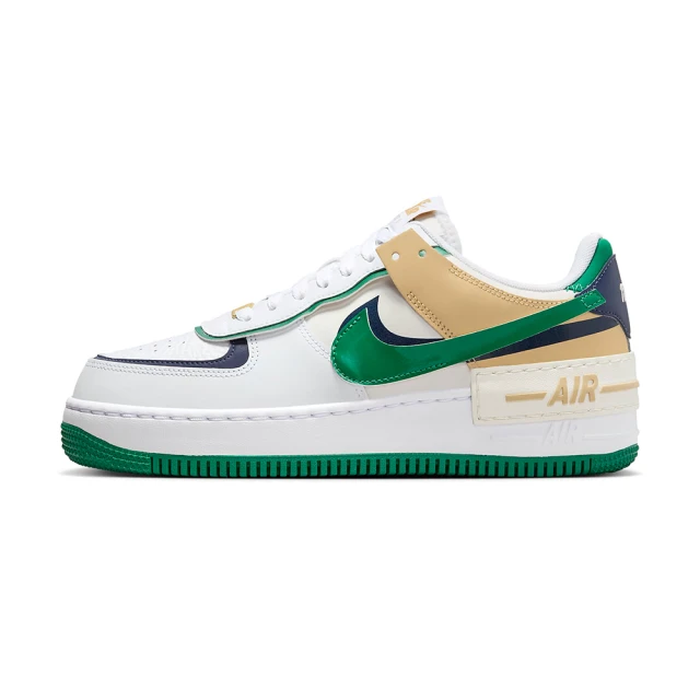 NIKE 耐吉 W AF1 Shdow 女鞋 白綠藍色 運動 休閒鞋 DZ1847-102