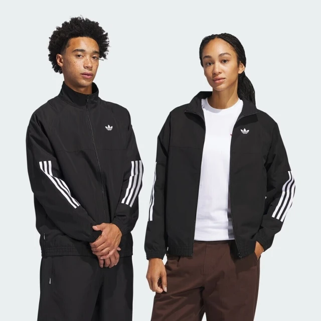 adidas 愛迪達 外套 男 女 中性 運動立領外套 三葉草 GATSELE TRK JKT 黑 JC5174