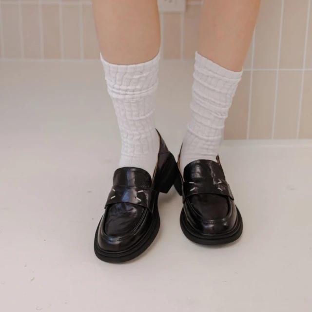 WYPEXWYPEX 現貨+預購 英倫真皮樂福鞋女鞋平底鞋 通勤上班鞋