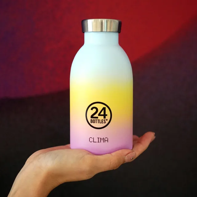 【24bottles】官方直營 不鏽鋼雙層保溫瓶 330ml - 幸福光蘊(輕量、僅210g! 減少攜帶負重)