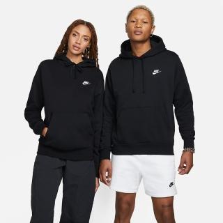 【NIKE 耐吉】長袖上衣 男 帽T AS M NSW CLUB HOODIE PO BB 黑 BV2655-010(3S4027)