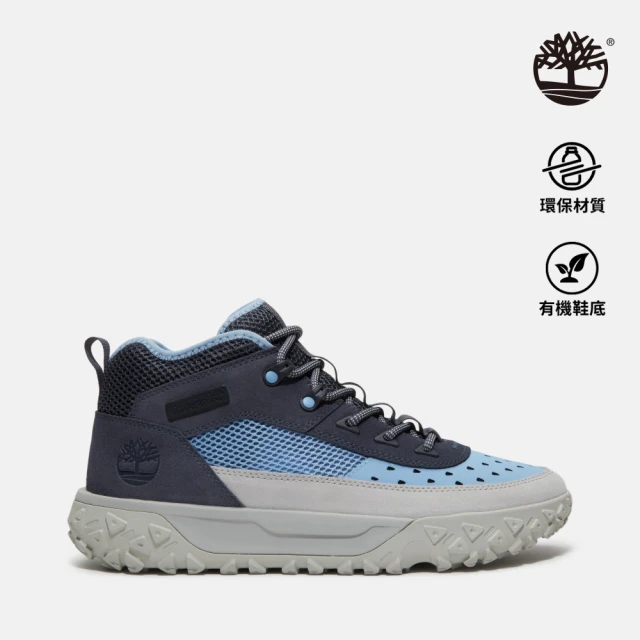 Timberland 官方旗艦 男款黑色防水中筒健行鞋(27