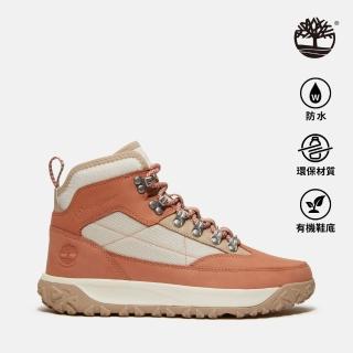 【Timberland 官方旗艦】女款淺紅色Motion 6防水中筒健行鞋(A2K14EZO)