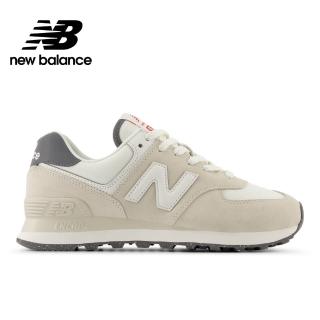 【NEW BALANCE】NB 運動鞋/復古鞋 女性 灰杏色 WL574WWE-B(MOMO獨家販售)