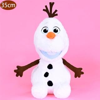 【TDL】冰雪奇緣雪寶絨毛娃娃玩偶抱枕毛茸茸款35公分 895403(生日禮物 聖誕節)