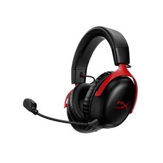 【HyperX】Cloud III Wireless — 無線電競耳機 黑紅(77Z46AA)