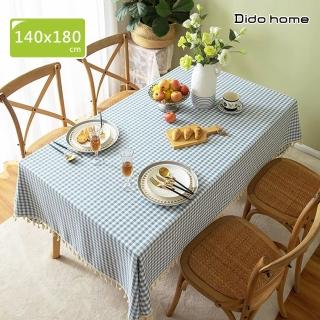【Dido home】小清新 田園風流蘇格紋印花桌巾(HM314)