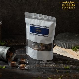 【LeSugar Bakery 樂糖烘焙】夾鏈好攜袋 巧克力可可米牛軋糖200克(好吃不黏牙 春節新年送禮 過年禮盒)