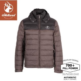 【Wildland 荒野】中性 700FP可拆帽拼接羽絨外套《忘憂森林》0B22106/保暖外套/機能外套(悠遊山水+)