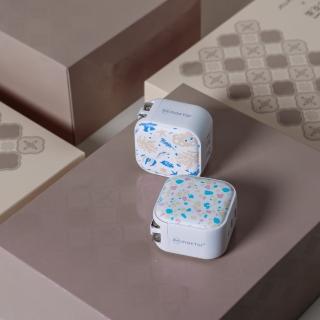 【Maktar】45W GaN 印花口袋快充禮盒組(款式可選/贈印花聯名收納包)