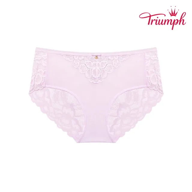 【Triumph 黛安芬】Premium絢麗系列 無痕中腰平口內褲 M-EL(溫柔紫)