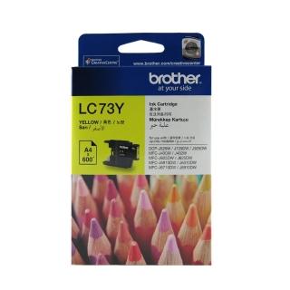 【brother】官方直營 LC73Y 原廠黃色墨水匣(適用:MFC-J430/625DW/J825DW/J5910DW/6710DW/6910DW)