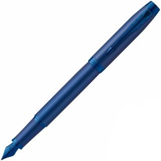 【PARKER】派克 新IM 特別款 電光藍 鋼筆(F尖 金屬色系)